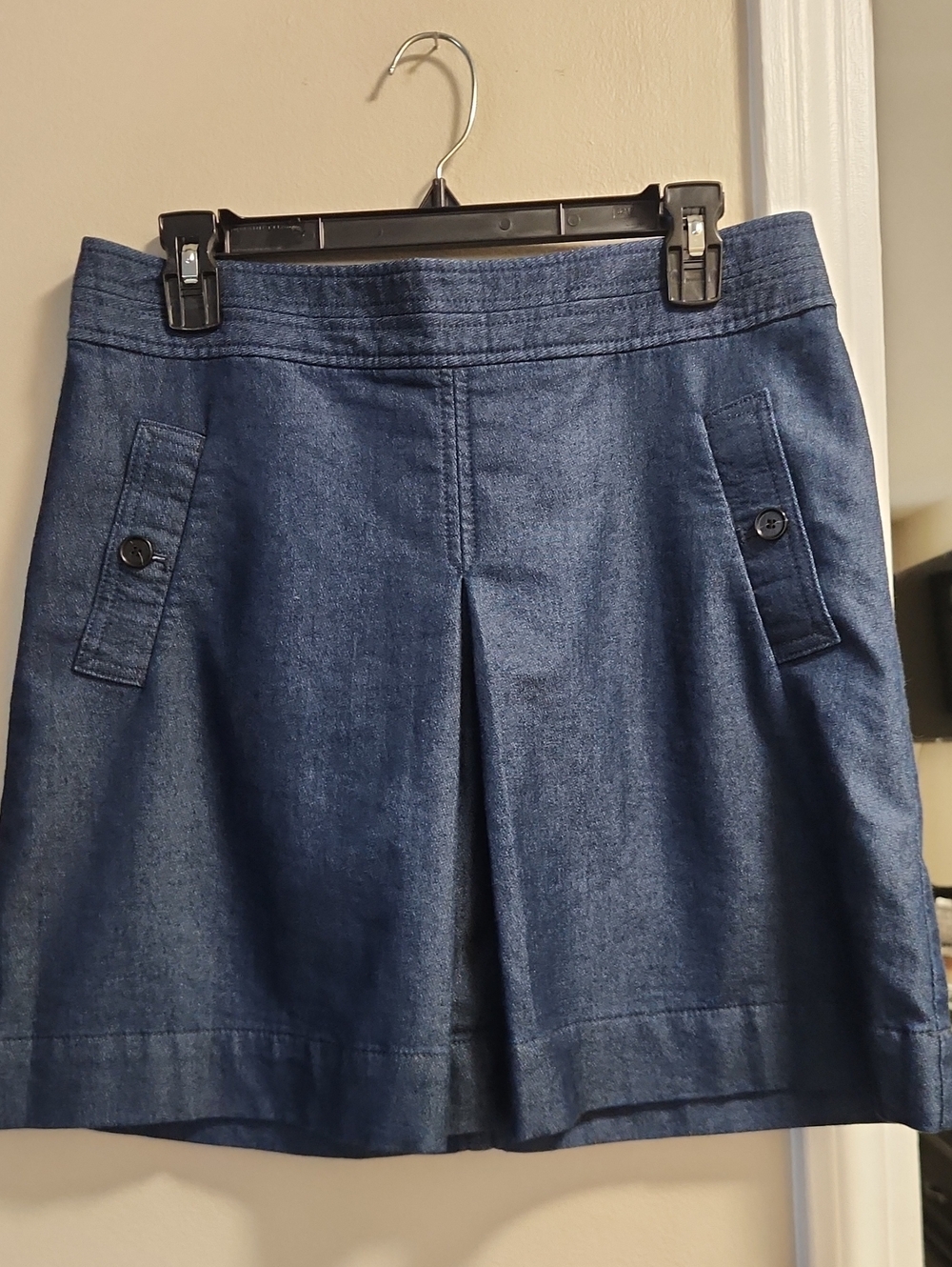 Blue Women’s Pleated Skirt